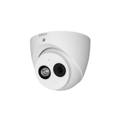 Cámara Domo HDCVI Dahua® 2MP 2.8mm IR50 IP67 Mic. - DH-HAC-HDW1200EMN-A-0280B-S5