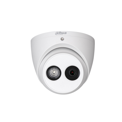 Cámara Domo HDCVI Dahua® 2MP 2.8mm IR50 IP67 Mic. - DH-HAC-HDW1200EMN-A-0280B-S5