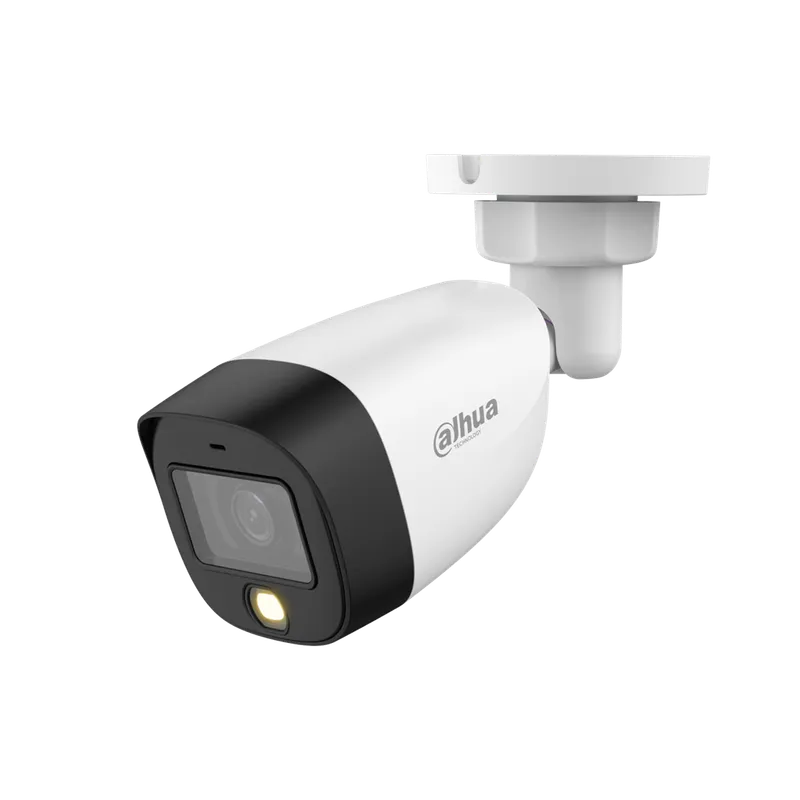 Cámara Bullet HDCVI Dahua® 2MP 2.8mm IR20m FullColor IP67 - DH-HAC-HFW1239CN-LED-0280B