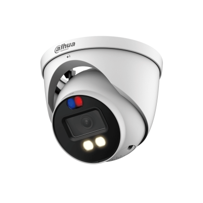 Cámara Domo HDCVI Dahua® 2MP 2.8mm Smart Dual Light Metal IR40 IP67 - DH-HAC-ME1239HN-A-PV-0280B-S2