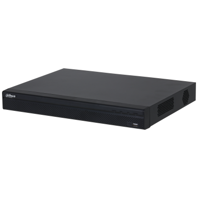 Grabador NVR Dahua® 16CH 2 HDD hasta 20TB Cámaras hasta 12MP IA - DHI-NVR4216-4KS3