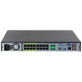 Grabador NVR Dahua® 16CH 4K 512mbps 2HDD + 16PoE Rec. Facial IVS - NVR5216-16P-XI
