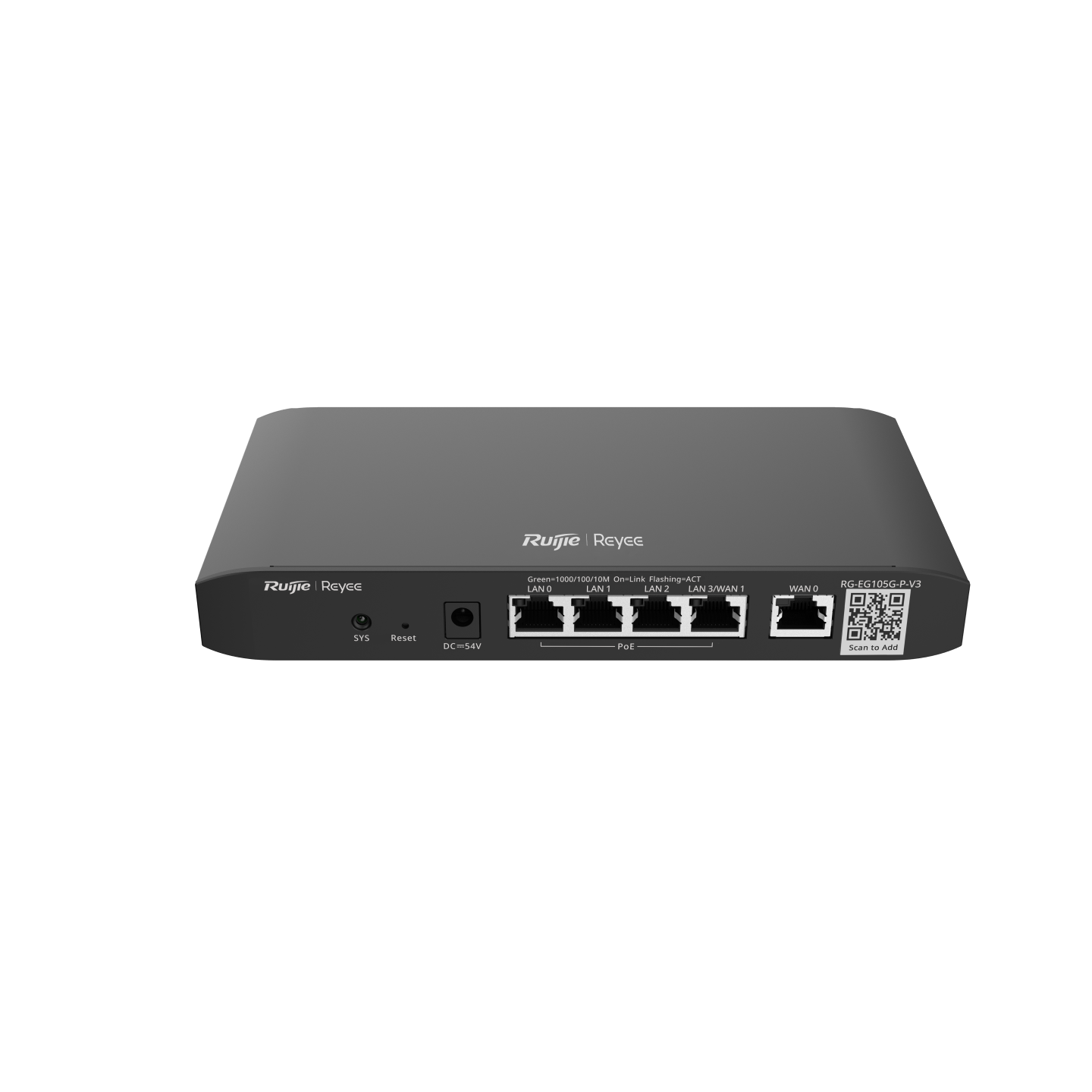 Router Cloud Managed REYEE - RG-EG105G-P-V3