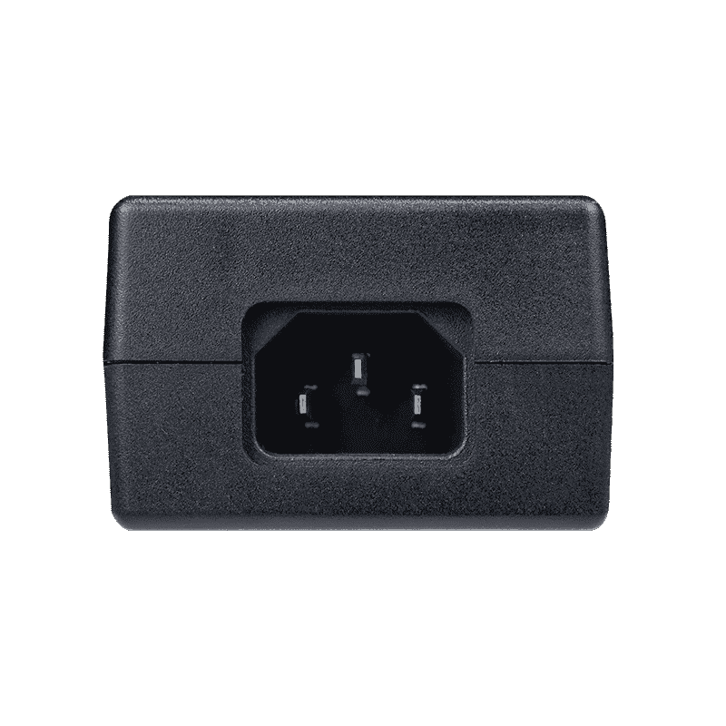 Inyector PoE WI-TEK 2FE 10/100/1000 Mbps 802.3BT 60W, AC 100-240V - WI-POE55-48V-60W