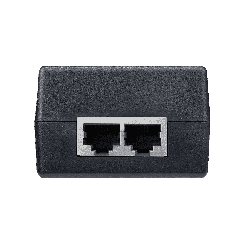 Inyector PoE WI-TEK 2FE 10/100/1000 Mbps 802.3BT 60W, AC 100-240V - WI-POE55-48V-60W