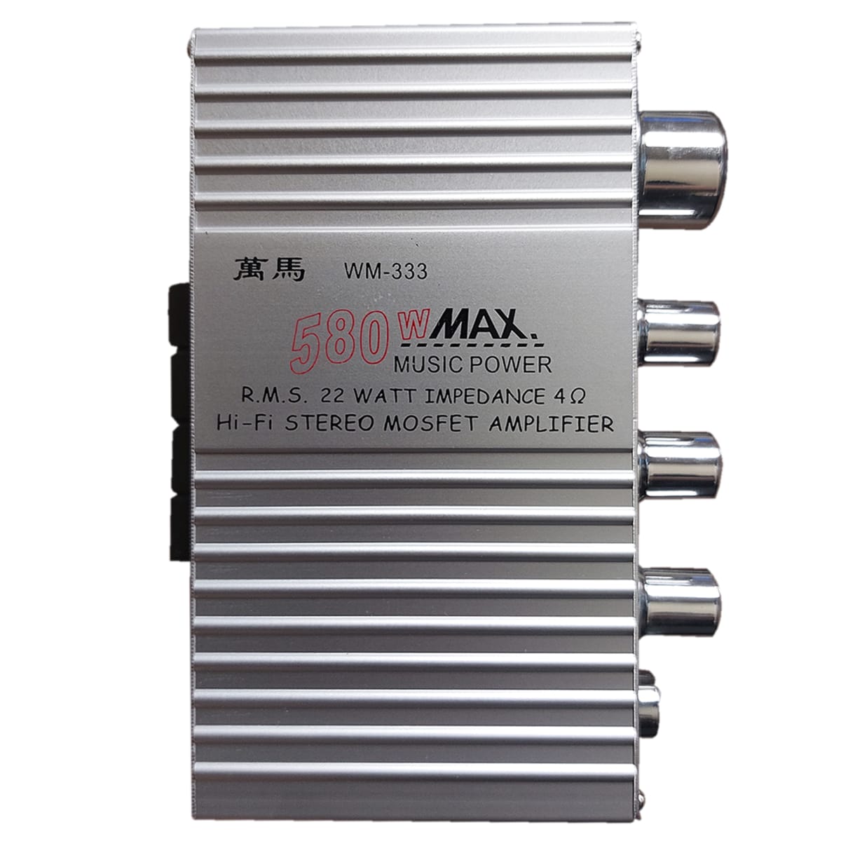 Amplificador de Audio dos Canales 580 Watts - WM-333