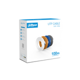 Cable UTP Cat6 Dahua® Interior Rollo 100mt 100% Cobre Blanco - DH-PFM920I-6UN-C-100
