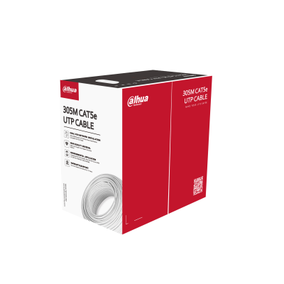 Cable UTP Cat5E Dahua® Interior 305m 100% Cobre - DH-PFM920I-5EUN