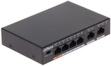 Switch PoE Dahua® 4 Puertos - DH-PFS3006-4ET-60