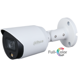 Cámara Bullet HDCVI Dahua® 2MP 2.8mm Led20 IP67 Mic FullColor - DH-HAC-HFW1239TN-A-LED-0280B-S2