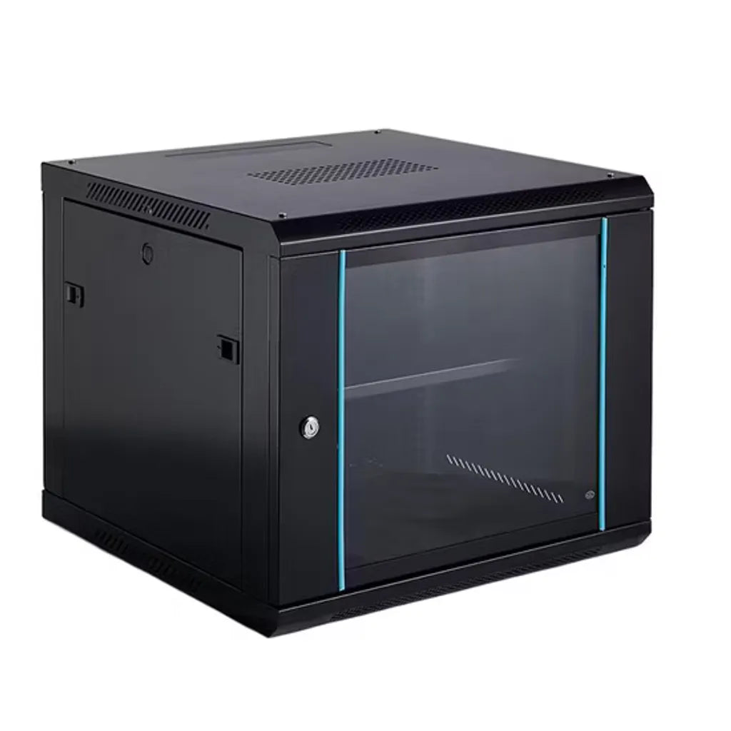 Gabinete Rack 6U Global Link 19" Puerta de Vidrio 600x450x350 - GL-R6U-6406S