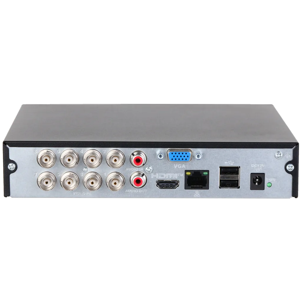 Grabador XVR Dahua® 8CH 1080N/720P Serie Cooper 1U Hasta 1HDD Two-Way Talk - DH-XVR1B08-I/T