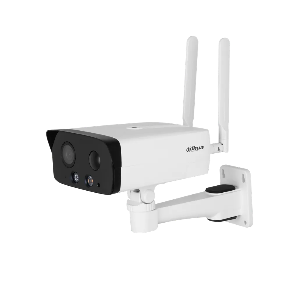 Cámara IP Bullet Dahua® 4MP 2.8MM IR50M 4G AudioBidi - DH-IPC-HFW3441DG-AS-4G-LA-B-0280B