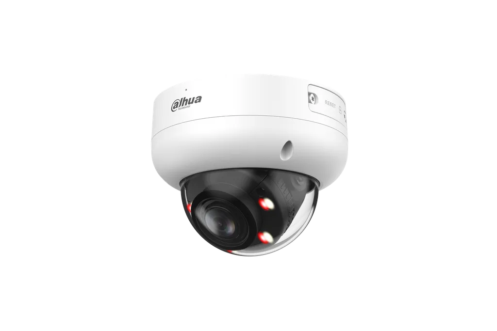 Cámara Domo IP Dahua® 2MP Varifocal 2.7-13.5mm IR50M Smart Dual L Mic IK10 - DH-IPC-HDBW3249R-ZS-IL