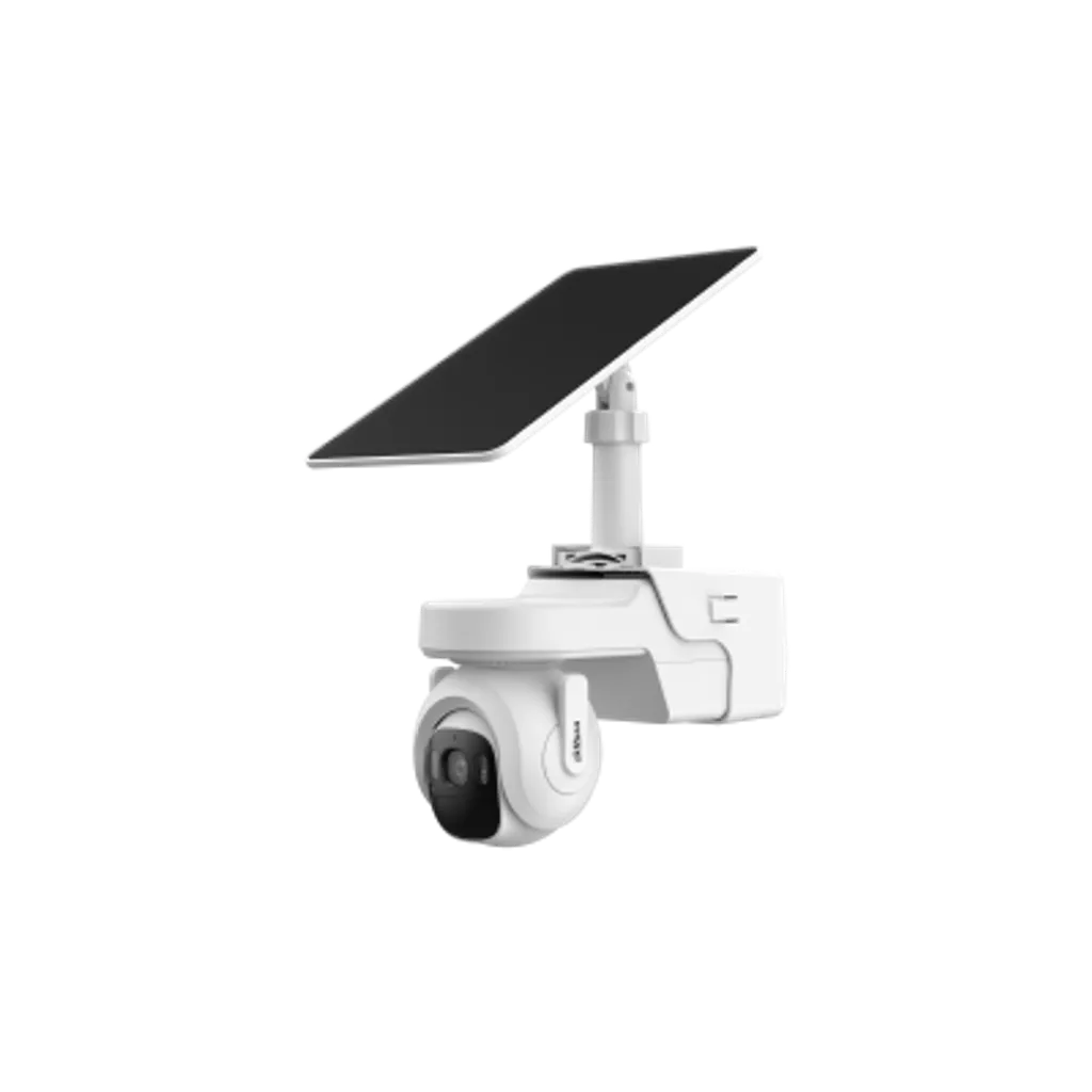 Cámara PT Solar Dahua® 4MP 3.6mm 4G Panel Solar Apollo AOV Audio Mic Detección