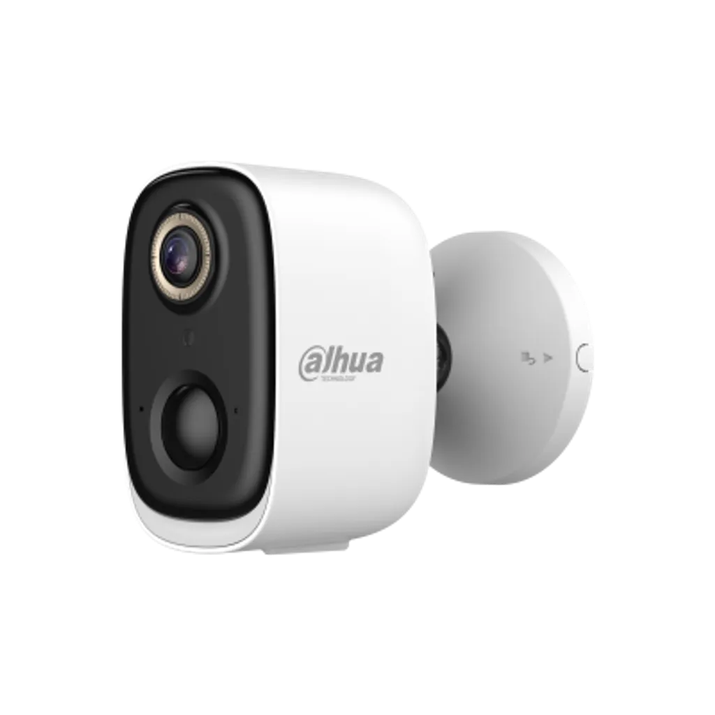 Cámara Wifi Dahua® 5MP Apollo Inalámbrica 2.1mm IR15 Batería 20.44W AOV Alarma IP66