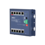 Switch Industrial Administrable Dahua® 8 Puertos PoE 10/100 2Uplink 1000 1SFP