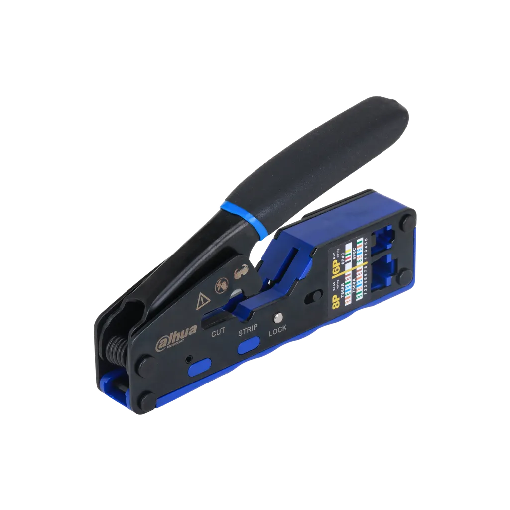 Crimpeadora de Paso Dahua® 6/8 pines (conectores RJ11 y RJ45)