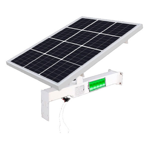 Fuente de Poder Solar 24V 80W Batería Litio 40AH 8040H (C/Brazo Montaje) - FPS24V80W