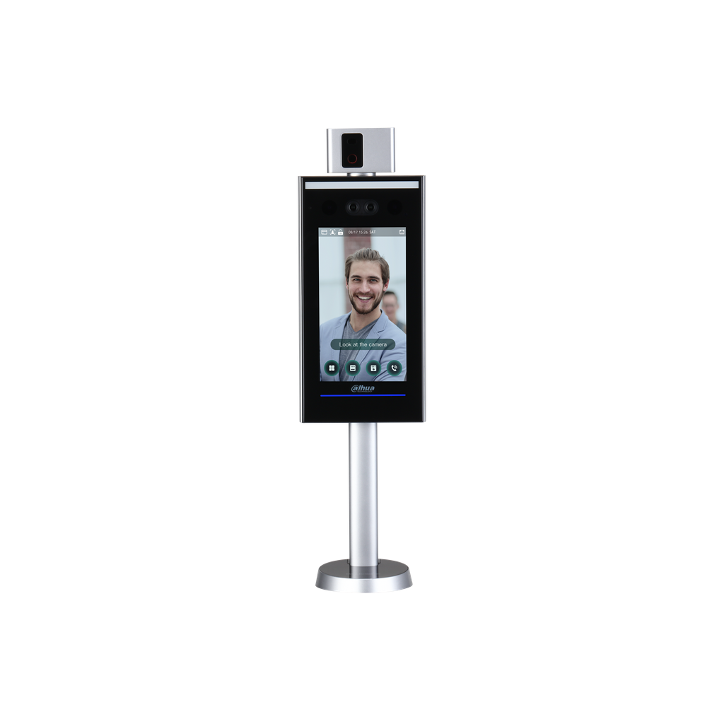 Terminal Control de Acceso Dahua® Pantalla 7" 2MP Detec. Facial Tem. Corporal - DHI-ASI7223X-A-V1-T1