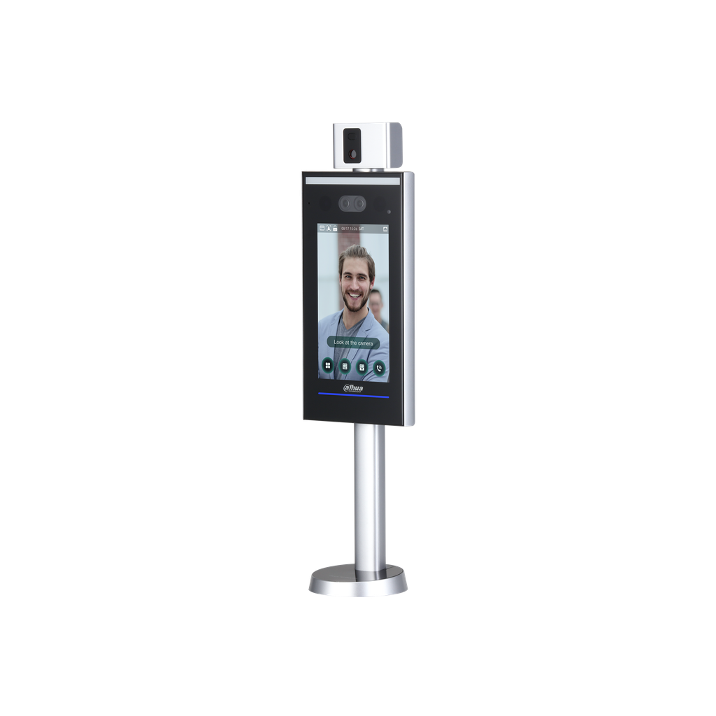 Terminal Control de Acceso Dahua® Pantalla 7" 2MP Detec. Facial Tem. Corporal - DHI-ASI7223X-A-V1-T1