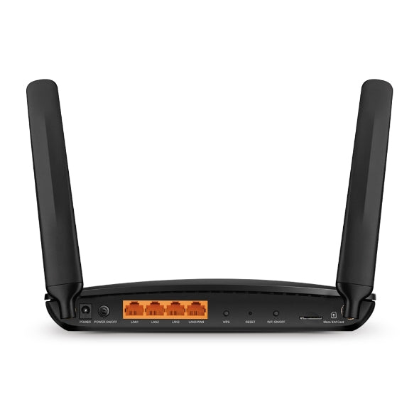 Router 4G LTE WiFi Tp-Link AC1200 Doble banda 1 WAN/LAN 10/100/1000Mbps 3 LAN 10/100/1000Mbps - Archer MR600