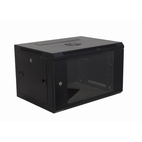 Gabinete 6U Vidrio y Ventilador 540x450x315 - GAB6U
