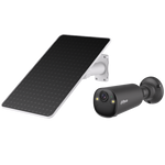 Cámara Solar 4G Bullet Dahua® 4MP 2.1mm Apollo con Panel 8W Alarma AOV IP66- DH-BF4CA-4G-XL/M0508