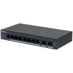 Switch Dahua® Administrable 8 Puertos PoE Giga - DH-CS4010-8GT-110