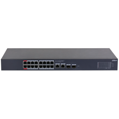 Switch Dahua® Administrable Gigabit 16 Puertos PoE - DH-CS4220-16GT-240