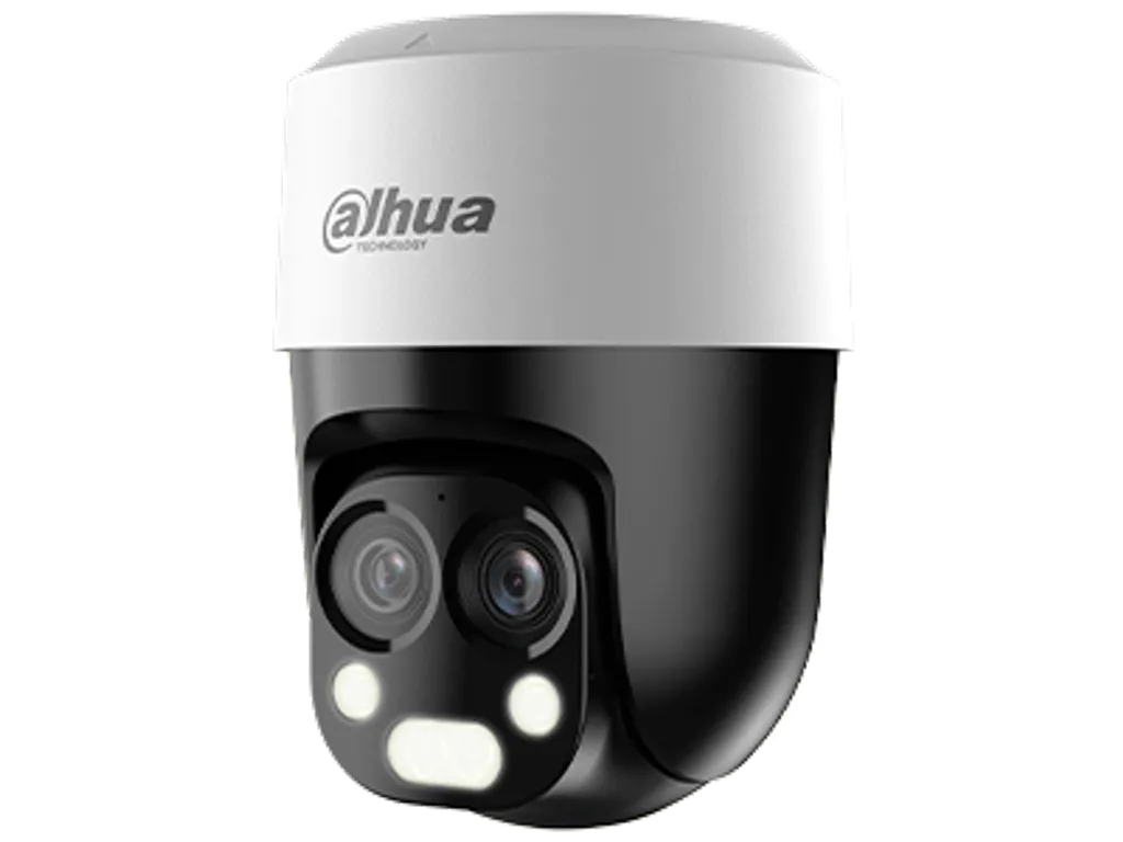 Cámara HDCVI Dahua® PT 2MP 2.8mm/6mm Smart Dual Light IR50m Mic IP66 - DH-HAC-PT1200BN-IL-A-E2Z