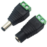 Adaptador PLUG DC 5 Macho - 5 Hembra - Pack