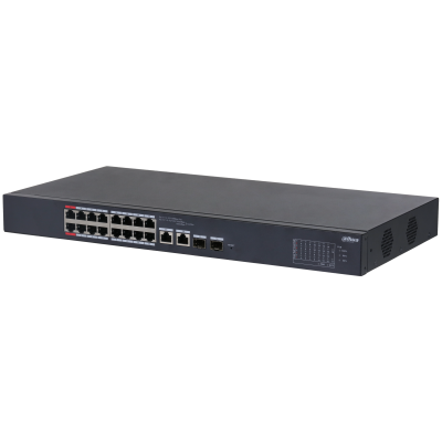 Switch Dahua® Administrable 16 Puertos PoE - DH-CS4218-16ET-135