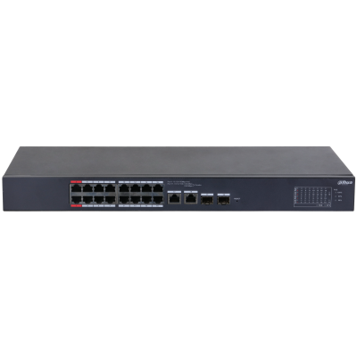 Switch Dahua® Administrable 16 Puertos PoE - DH-CS4218-16ET-135