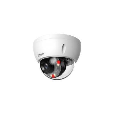 Cámara IP Domo Dahua® 2MP 2.8mm SmartDualLight IR30 Mic IP67 IVS