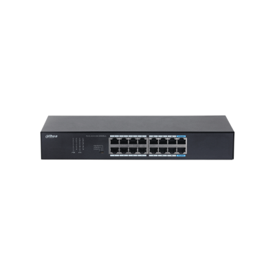 Switch Dahua® No Administrable 16 Puertos Gigabit 10/100/1000 - DH-S3016-16GT