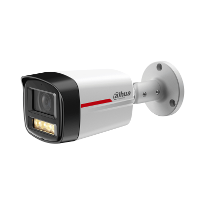 Cámara IP Bullet Dahua® 2MP WizColor 2.8mm IR50m Mic SMDPlus IVS - DHI-IPC-HFW2249TL-S-PRO