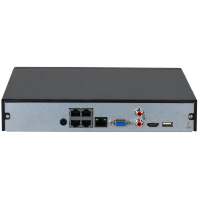 Grabador NVR Dahua® 4CH 4 PoE SMD Plus 1HDD de hasta 20TB Audio In/Out Alar - DHI-NVR2104HS-P-4KS3