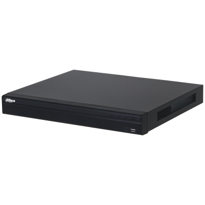 Grabador NVR Dahua® 16CH 16 PoE 2HDD 20TB C/u. SMD Plus. Audio. Alarma - DHI-NVR4216-16P-4KS3