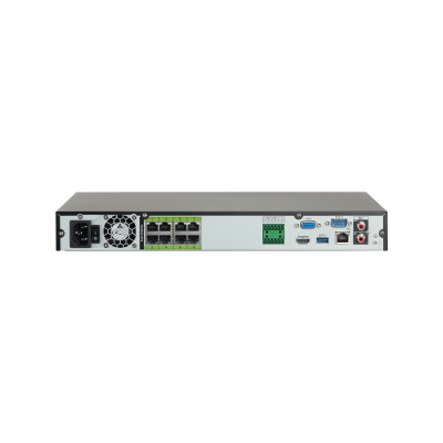 Grabador NVR Dahua® 16CH 8 Puertos Poe IA WizMind - DHI-NVR5216-8P-I/L