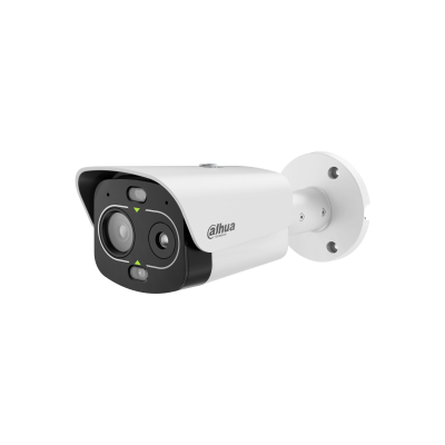 Cámara Dahua® Bullet Termal IP 4MP Híbrida Eureka Mic IP67 - DHI-TPC-BF1241-TB10F12-DW