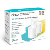 Pack 3 Router WiFi 6 Home Mesh AX1800 doble banda MU-MIMO 2 puertos 1Gb - Deco X20(3-pack)