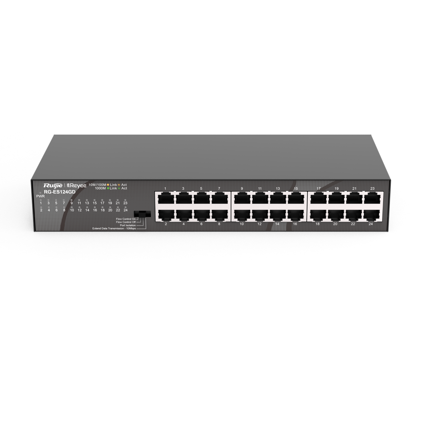 Switch no Administrable Reyee 24 puertos 10/100/1000Mbps - RG-ES124GD