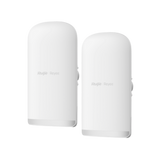 Puente Inalámbrico REYEE 2 Unidades CPE 5GHZ AC 3 Puertos GIGA 12V DC o 24v Poe Pasivo - RG-EST350G