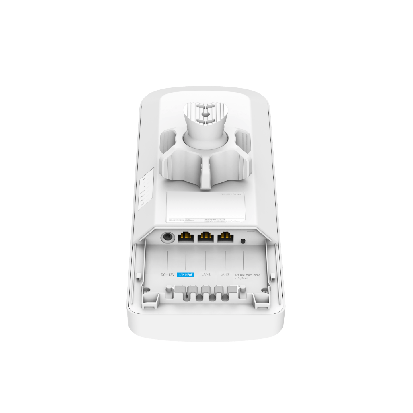 Puente Inalámbrico REYEE 5KM 15DBI CPE/Base Estación, 5GHZ AC 2 Puertos Giga - RG-EST450G