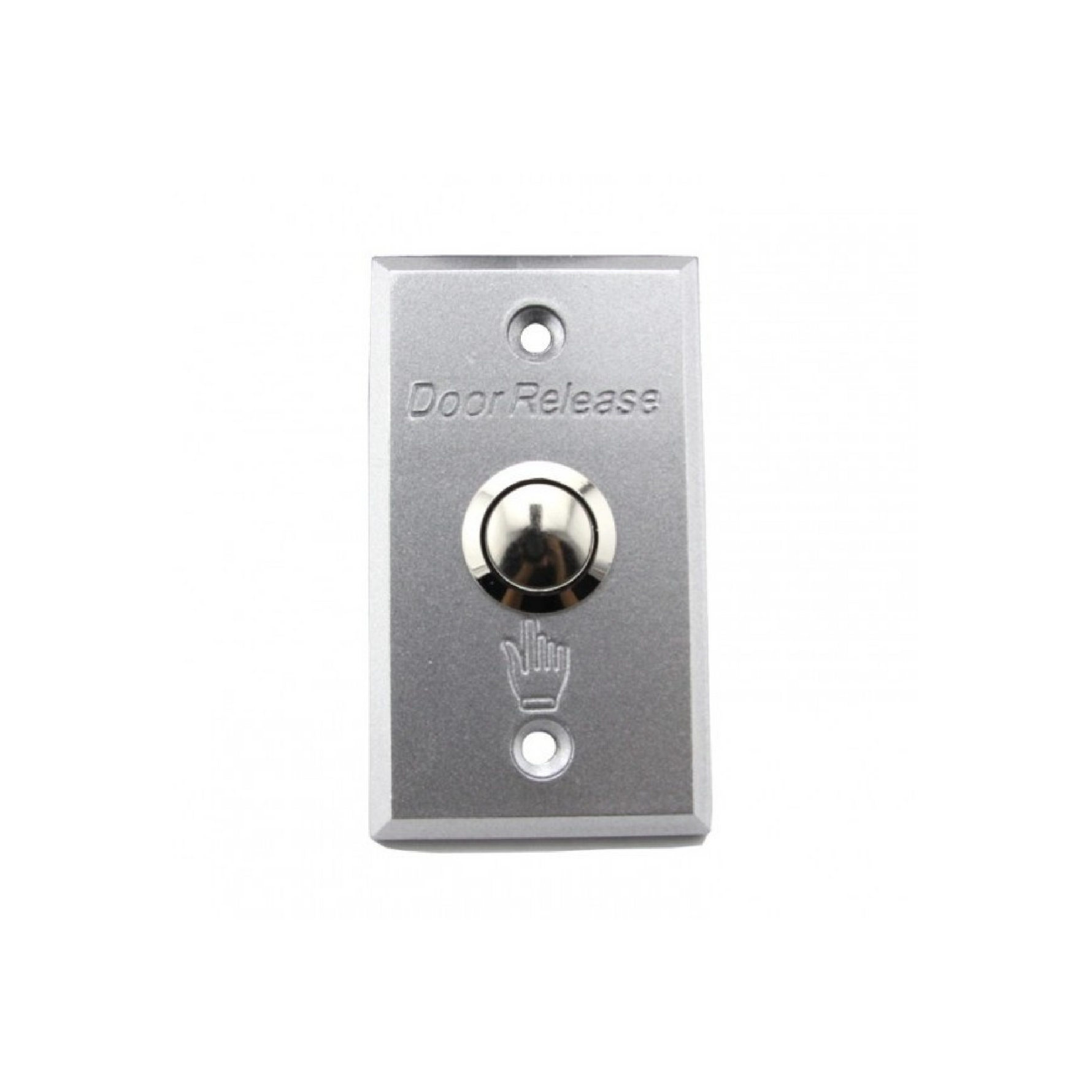 Pulsador de Salida ZKTeco Mecánico de Aluminio. Contacto no/com. - EX-800A