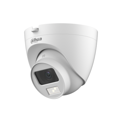 Cámara Domo HDCVI Dahua® 5MP 2.8mm Dual Light IR20 IP67 Mic. - DH-HAC-HDW1500CLQN-IL-A-0280B