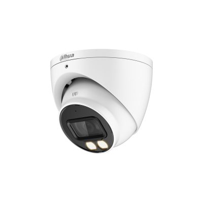 Cámara Domo HDCVI Dahua® 5MP 2.8mm IR40m DualLight Mic IP67 Metálica - DH-HAC-HDW1500TN-IL-A-0280B-S2
