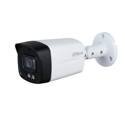 Cámara Bullet HDCVI Dahua® 2MP 2.8mm IR40 Smart Dual Light Mic IP67 - DH-HAC-HFW1200TLM-IL-A-0280B