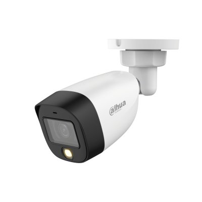 Cámara Bullet HDCVI Dahua® 2MP 2.8mm IR20m FullColor Mic IP67 - DH-HAC-HFW1239CN-A-LED-0280B